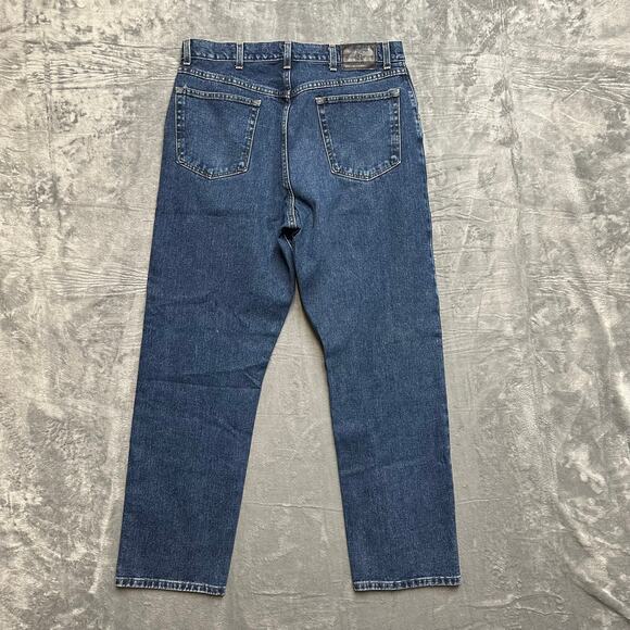 Vintage Wrangler Silver Edition Jeans Men's‎ Size 36x32 Blue Denim - Picture 2 of 7